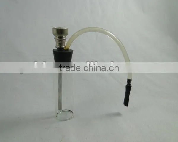 2 Inches Clear Glass Water Pipe