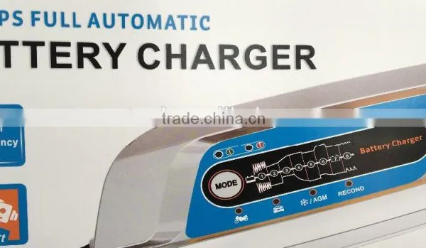 8 Steps Full Automatic Intelligent CAR BATTERY CHARGER 6V 12V photo-2