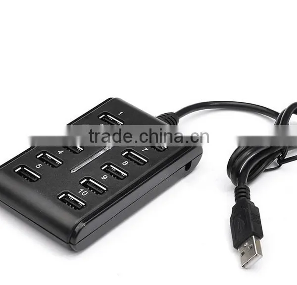 High Speed Computer 10 Port Usb 2.0 Hub photo-2