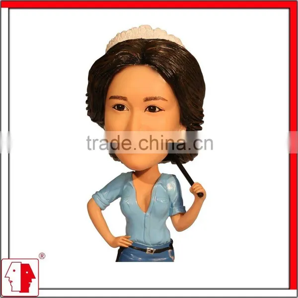 MING PEOPLE Custom 7 Inches Sexy Lady Bobble Head Doll for Business Gift,home Decor,personalized Birthday Gift as Mini You photo-4
