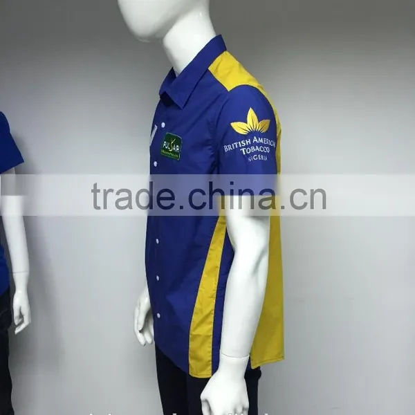Motocross Pit Shirt /OEM Motocross Jersey/polyester Motorcyle Jerseys Polo Neck photo-3