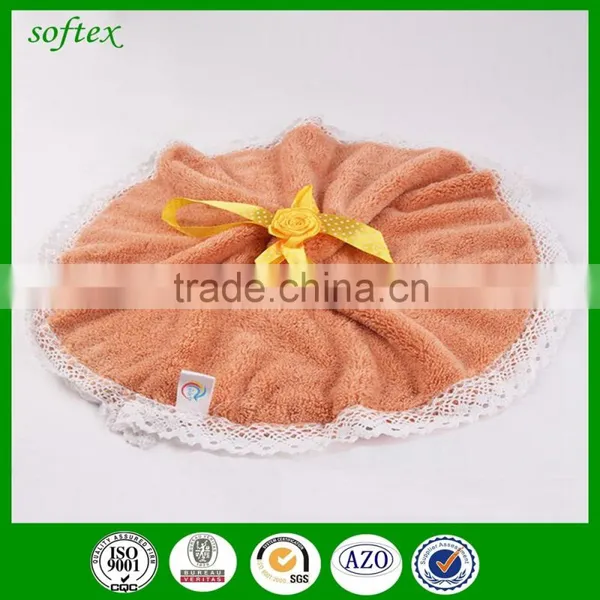 Coral Fleece Kitchen Hand Towels With Ties 60g photo-5