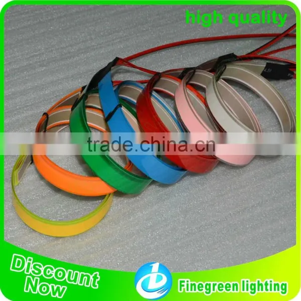 1cm 1m Outdoor Electroluminescent Tape With Battery Inverter, el Strip, Waterproof EL Tape/strip photo-3