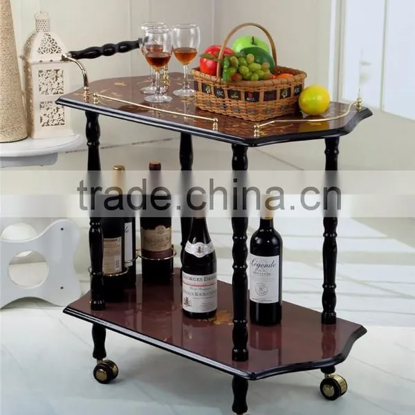 New Designed Wooden Hotel/restaurant Dining Room Service Trolley