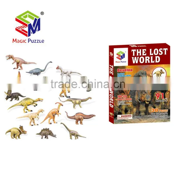 High Quality Eco-friendly Classical Small 3D Animal Paper Puzzle photo-4