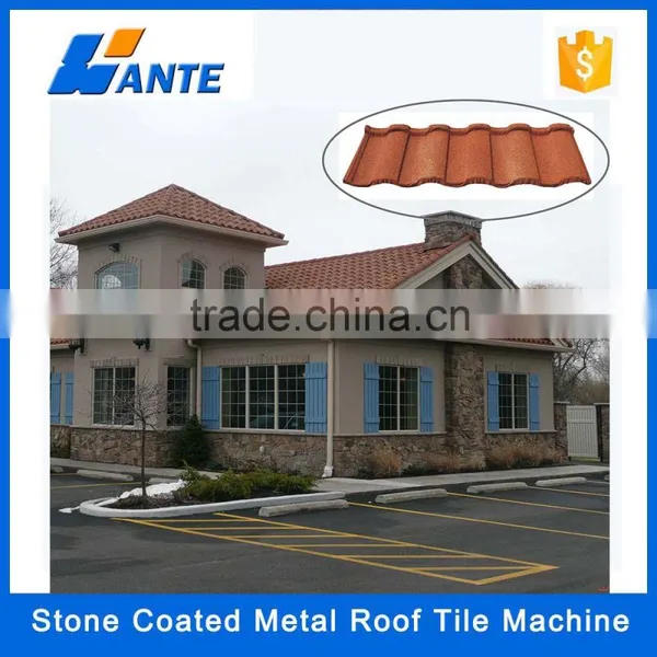 Trade Assurance Stone Coated Chip Steel Roof Tile Machine Production Line, photo-5