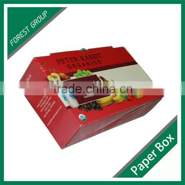 ECOFRIENDLY DECORATIVE CUSTOM MADE COLOR PRINTING FRESH FRUIT PACKING BOX CARDBOARD BOX FOR SHIPPING photo-4