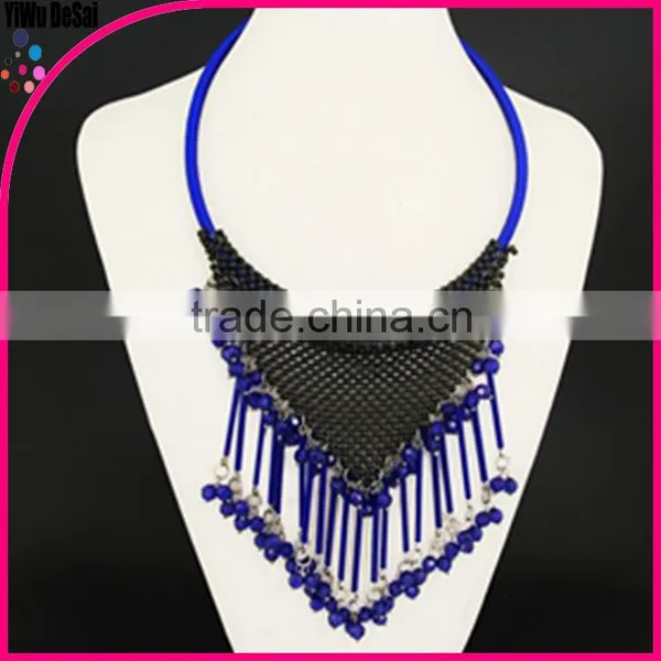 Beaded Tassel Necklace Fashion Women Necklace Jewelry photo-3