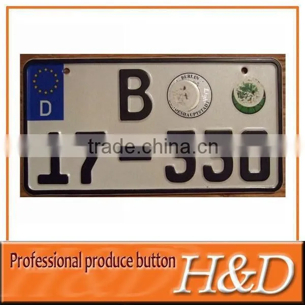 2016 Custom Embossing Rotating Number Plate photo-4