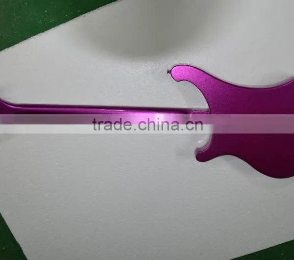4 String Electric Bass Guitar Ricken for Backer Bass Guitar Set-in Neck Metallic Color Can Custom photo-3