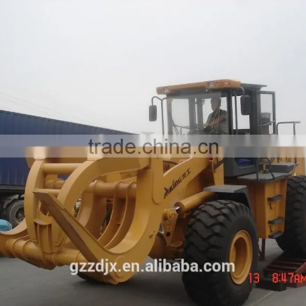 5T Fork Wheel Loaders in the Wood Catching Working Situation photo-3