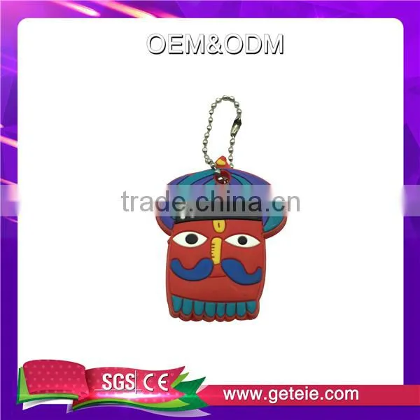 Customized Cartoon Rubber Keychain photo-2