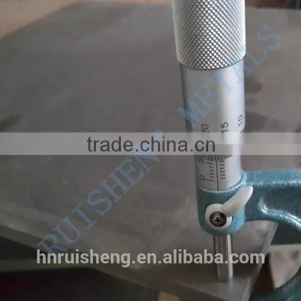 High Purity Ground Pure Tungsten Plate Block Ingot for Sale for Coating Film