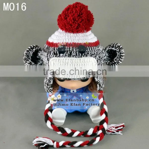 Cute Animal Beanie Custom Knitted Infant Crochet Hats Pattern photo-5
