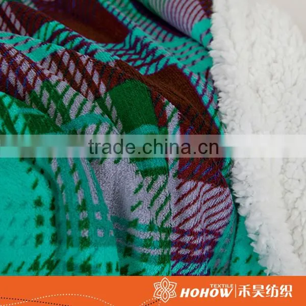 Main Product 100% Polyester Anti-pilling Polar Fleece Plaid Blanket photo-3