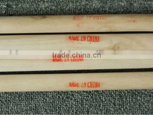 Italian Threaded Natural Wooden Broom Stick