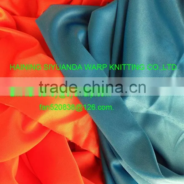 100% Polyester Shiny Plain Cloth