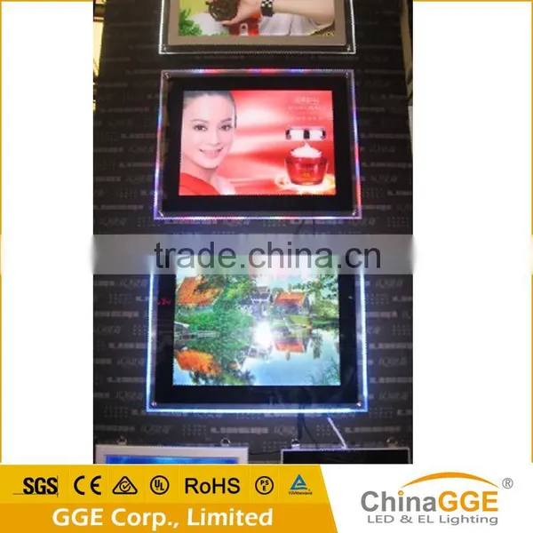 Slim Backlight LED Frame Acrylic Light Panel Real Estate Agents Window Display photo-6