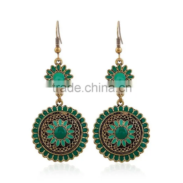 Top Sale Korean Style Imitation Diamond Woman Drop Earrings Sotck photo-2