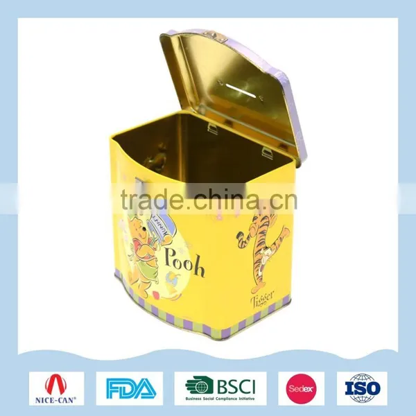 Coin Bank Box With Lock and Key for Saving Money photo-5