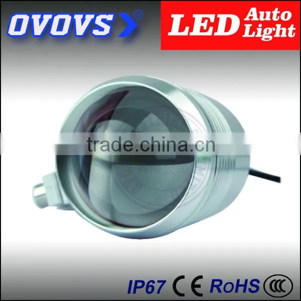 Ovovs Top Quality 12W Silver C-ree Led Motorcycles Lamp 12V With Spot Light photo-5