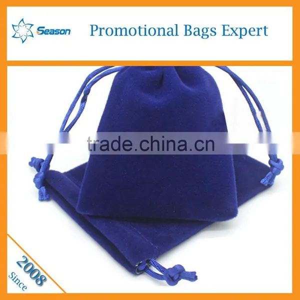 Velvet Pouch Bag Velvet Drawstring Bags Lint Drawstring Bag photo-6