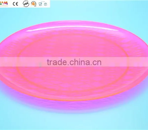 14" Plastic Round Party Tray
