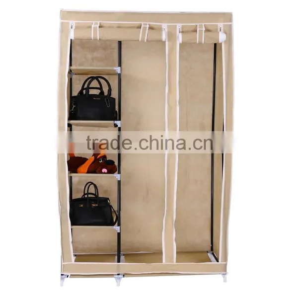 Home Bedroom Furniture Plastic Metal Wardrobe Door Designs Prices photo-5