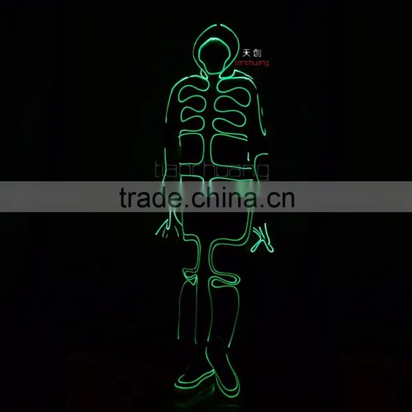 Dmx Programmable Show Costume Clothes, LED Costume Clothes