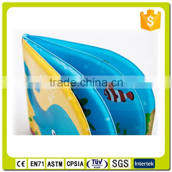 EN71 PVC Cheap Promotional Safe Baby Bath Book Toy Printing photo-5