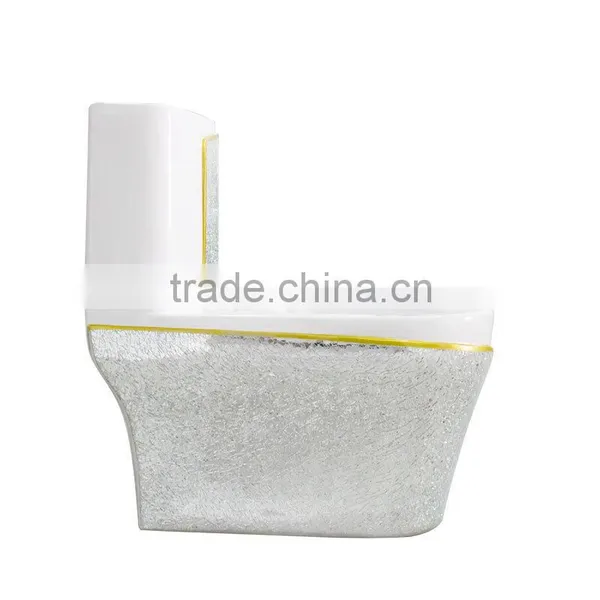 Design New Innovative Products 2015 Paste Glass Gold Toilet photo-3