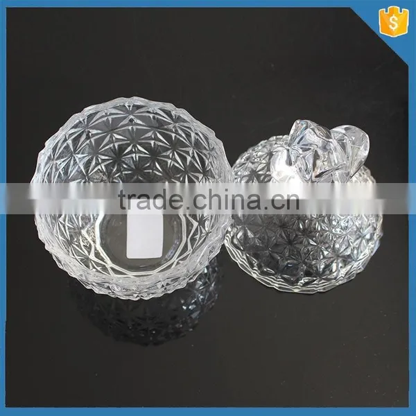 Christmas Gift Pineapple Shaped Glass Crystal Candle Jar Quality Choice photo-2