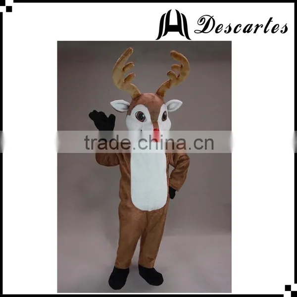 Hot Sale Deer Walking Costume, Adult Reindeer Mascot Costume for Christmas