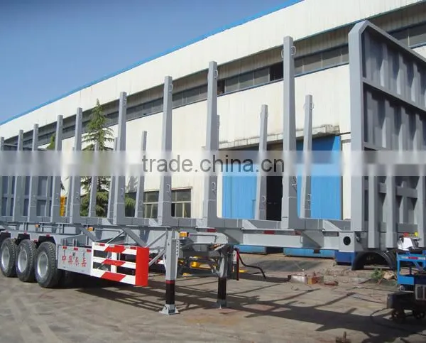 CIMC Manufactured by Factory Woods Transporter Truck Trailer for Sale photo-2