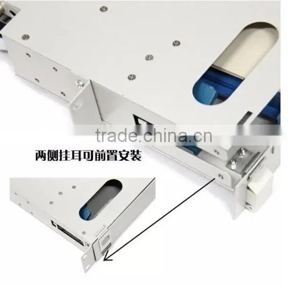1U Rack Mount 19 Inch Fiber Optic Odf, Fiber Optic Distribution Patch Panel,24 Fibers Odf/24 Cores Fiber Patch Panel photo-3