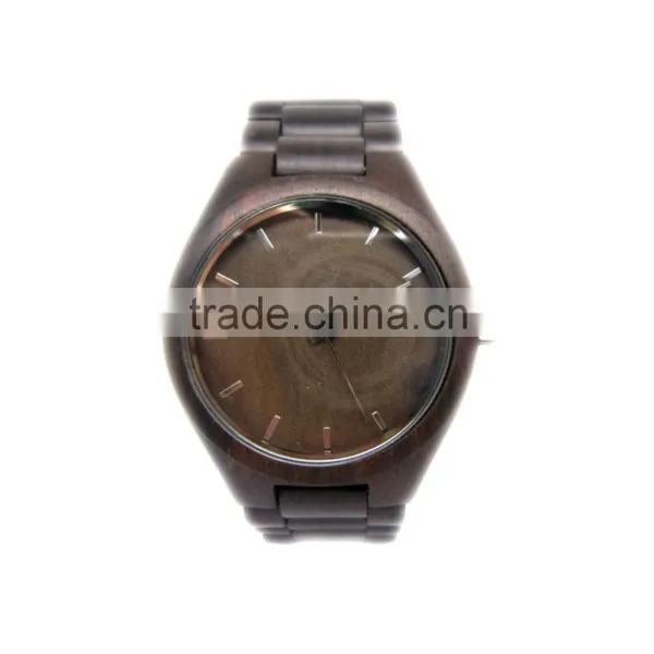 2015 Nature Wooden Men Watch Eco-friendly Maple Sandalwood Wooden Wristwatch Gift Wood Watch photo-2