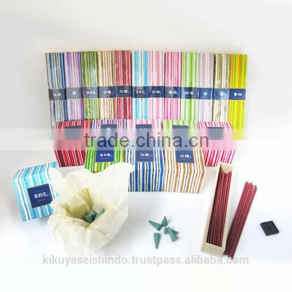 Aromatic and Relaxation Cone and Stick Insence Set for Wholesale