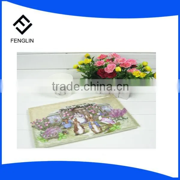 China Factory Wholesale Melamine Square Plastic Tea Tray photo-4
