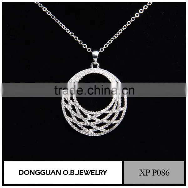 New Designs Custom Necklace Pendant Wholesale Price Sterling Silver Stone Pendant photo-5