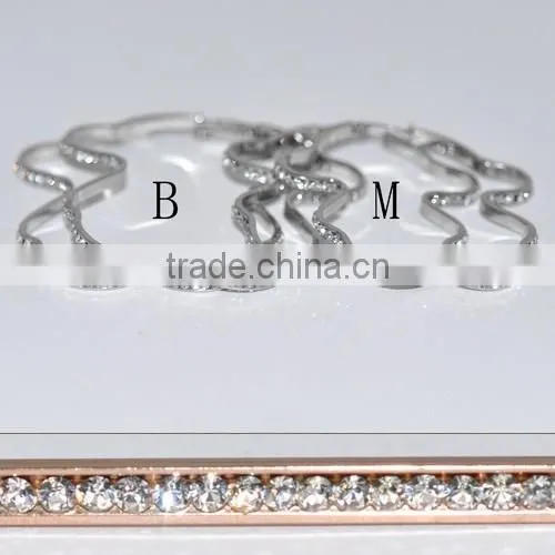 2014 Fashion Stainless Steel Gold Filled Jewelry Earrings(BE20082) photo-3