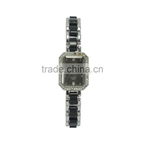 New Models Fashion Square Silicone Band Diamond Watch Women Bracelet photo-4