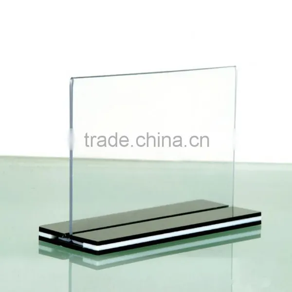 Menu/Sign/Leaflet/Label Holder Acrylic Holder for A4 Paper photo-4