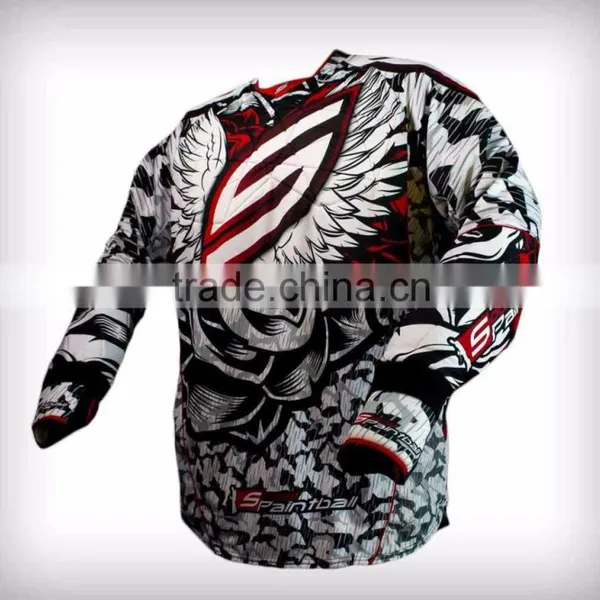 Paintball Jersey Archives for Mens,long Swin Painball Jersey for Mens,usa Style Printing Painball Jersey Sublimation photo-6