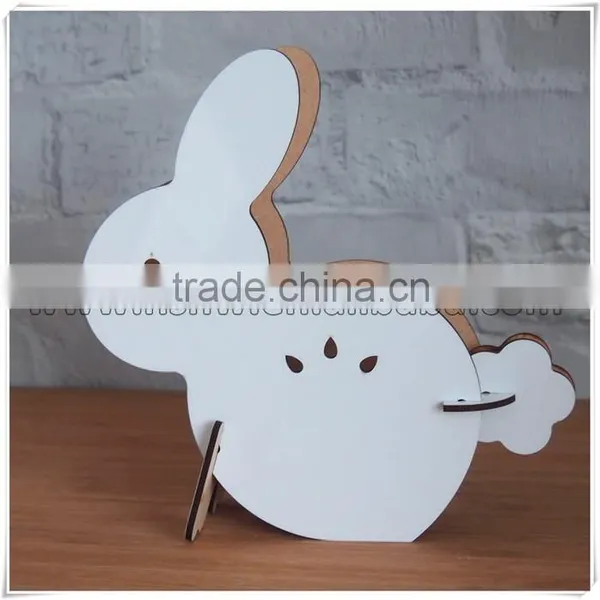 Quality Heat Press MDF Rabbit Toys Imprintable photo-3