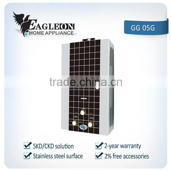 3Egypt Flur Type Gas Water Heater With Brand