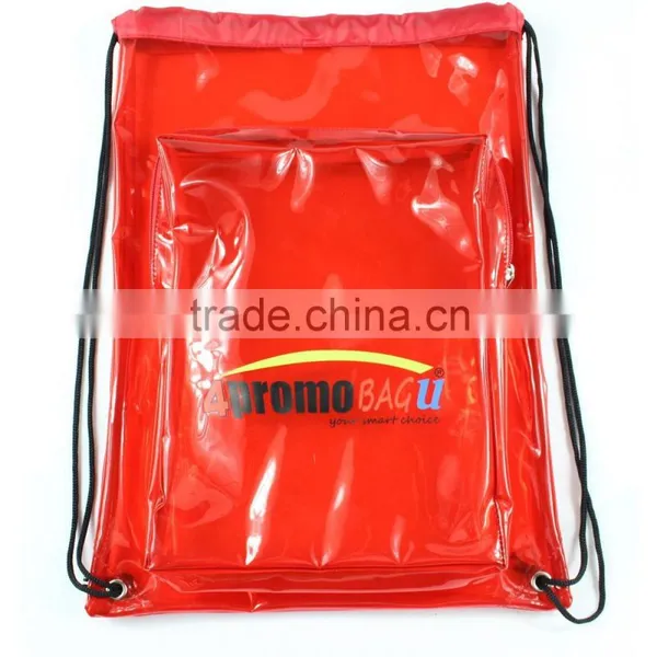 Double Pockets PVC & EVA Drawstring Bag photo-3