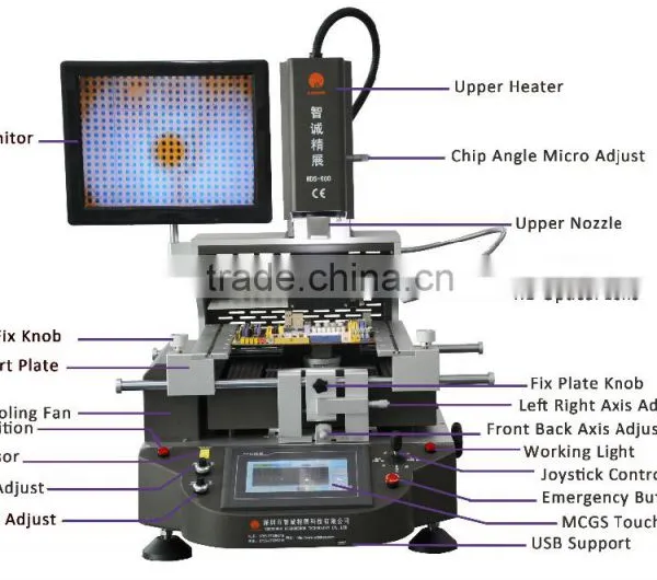 Top New Technology Laptop Motherboard Computer Virus Removal WDS-600 With Optical Alignment System photo-4