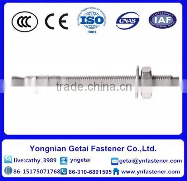 M8*70 Wedge Anchor Zinc-plated Carbon Steel With Nut and Washer photo-4