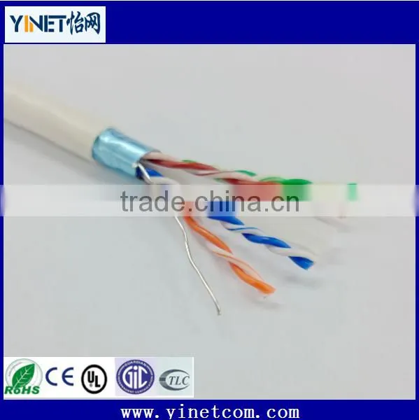 Factory wholesale 23AWG CAT6 cable pure copper FTP Cat6 Network computer cable