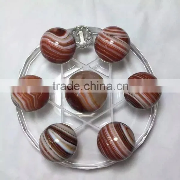 Seven Agate Sphere Ball on Seven Star of Agate Quartz Base
